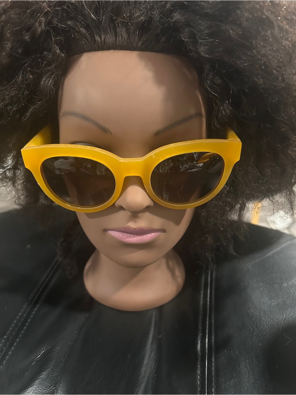 Toms Yellow Round Sunglasses for Women
